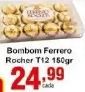 Rossi Supermercado Bombom Ferrero Rocher T12 150g oferta