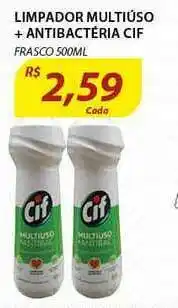 Assaí Atacadista Limpador Multiúso + Antibacteria Cif 500ml oferta