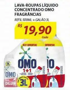 Assaí Atacadista Lava-roupas Líquido Concentrado Omo Fragrâncias 3L oferta