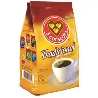 Supermercados Rena Café 3 corações tradicional 500g oferta