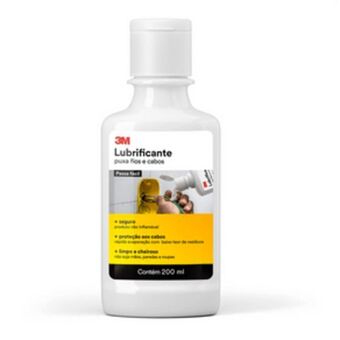Lubrificante puxa fios e cabos 200ml 3m