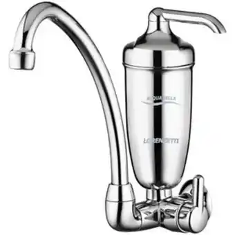 Torneira com filtro para parede de cozinha bica alta cromado acqua bella lorenzetti