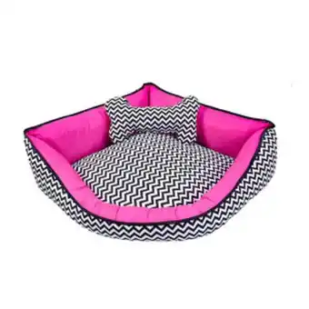Leroy Merlin Cama pet grande top 70cm x 70cm x 20cm criative pink com almofada decorativa oferta
