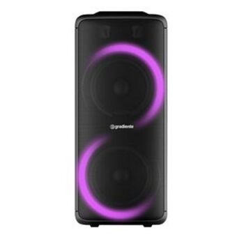 Caixa amplificada gradiente gca203 extreme colors drum bass, 1000w bluetooth, rádio fm, usb