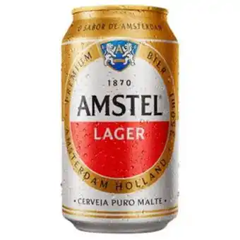 Cerveja amstel lata 350ml