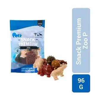 Snack petz premium zoo para cães
