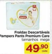 Carrefour Fraldas Descartáveis Pampers Pants Premium Care Tamanhos Mega oferta