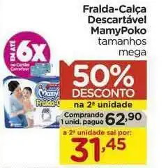 Carrefour Fraldas Descartáveis Babysec Premium Tamanhos Mega 50% Desconto Na 2a Unidade oferta