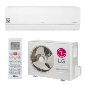 Leroy Merlin Ar condicionado split lg dual inverter voice 24000 btus quente e frio 220v oferta