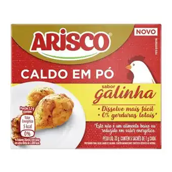 Caldo de galinha em pó arisco 5un 35g
