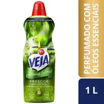 Limpador perfumado veja aroma sense frescor 1 litro
