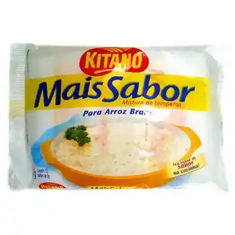 Supermercados Rena Tempero mais sabor kitano 60g arroz branco oferta
