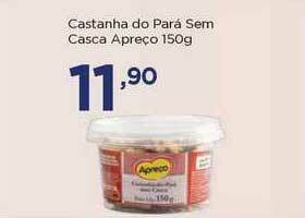 Apoio Mineiro Castanha Do Pará Sem Casca Apreço 150g oferta