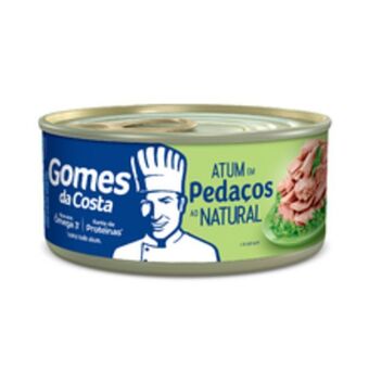 Supermercados Pague Menos Atum gomes da costa natural em pedaços 170g oferta