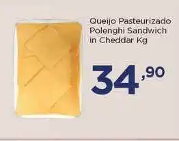 Apoio Mineiro Queijo Pasteurizado Polenghi Sandwich In Cheddar 1kg oferta