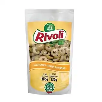 Azeitona verde fatiada rivoli 150g