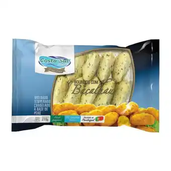 Bolinho de bacalhau costa sul congelado 270g