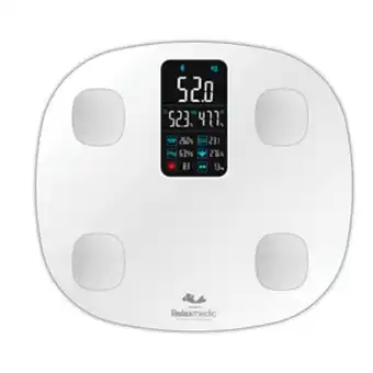 Leroy Merlin Balança de bioimpedância digital cardio app relaxmedic unica u oferta