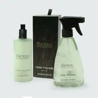 Kit água de passar + aromatizador bamboo