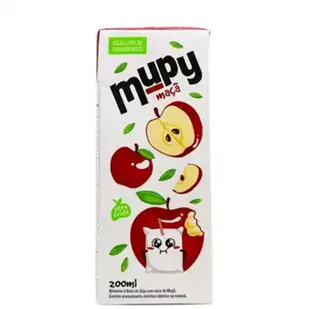 X Supermercados Bebida de soja sabor maçã mupy caixa 200ml oferta