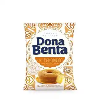 Serrano Supermercado Farinha de trigo com fermento dona benta 1kg oferta
