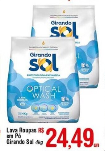 Fort Atacadista Lava roupas em po Girando Sol 4kg oferta