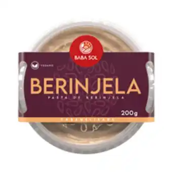 Supermercados Pague Menos Pasta de berinjela baba sol 200g oferta