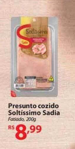 Nacional Presunto Cozido Soltíssimo Sadia oferta