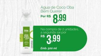 Oba Hortifruti água De Coco Oba Bem Querer oferta