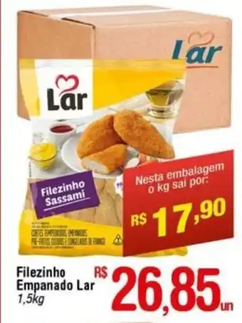 Fort Atacadista Filezinho Empanado Lar 15kg oferta