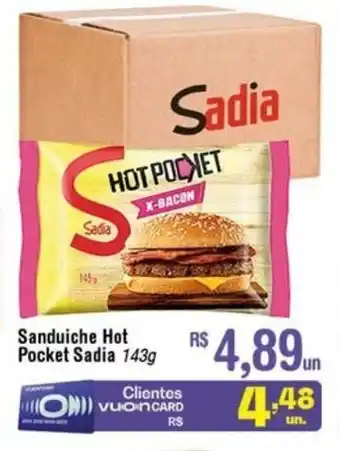 Fort Atacadista Sanduiche Hot Pocket Sadia 143g oferta