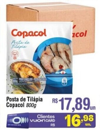 Fort Atacadista Posta de Tilapia Copacol 800g oferta