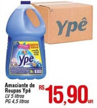 Fort Atacadista Amaciante de roupas Ype Leve 5L Pague 4.5L oferta