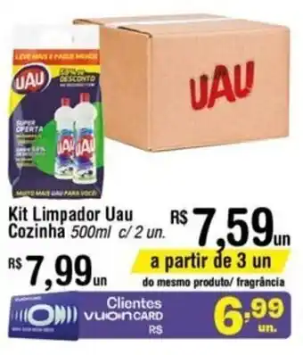 Fort Atacadista Kit Limpador Uau Cozinha 500ml c/2 un oferta