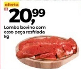 Frangolândia Lombo bovino com osso peca resfriado 1kg oferta