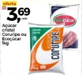 Frangolândia Acucar Cristal Coruripe ou Ecocucar 1kg oferta