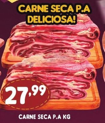 Supermercados Cristal Carne Seca P.A 1kg oferta