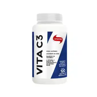 Pão de Açúcar Vita c3 vitamina c 1000mg vitafor 120 cápsulas oferta