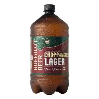 Brasão Supermercados Chopp buffalo beer lager 1,5l oferta
