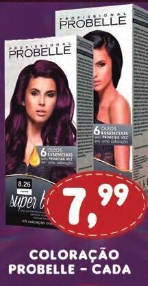 Supermercados Cristal Coloracao Probelle cada oferta