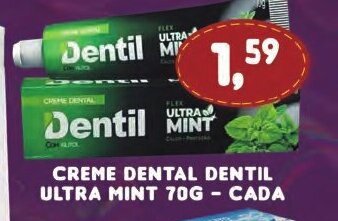 Creme dental Dentil Ultra Mint 70g cada