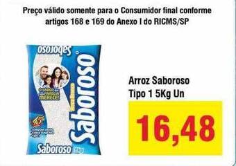 Spani Atacadista Arroz Saboroso Tipo 1 oferta