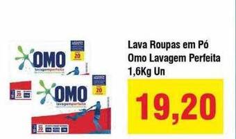 Spani Atacadista Lava Roupas Em Pó Omo Lavagem Perfeita oferta