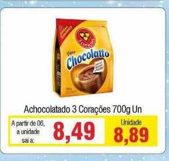 Spani Atacadista Achocolatado 3 Corações oferta