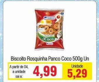 Spani Atacadista Biscoito Rosquinha Panco Coco oferta