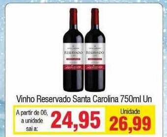 Vinho Reservado Santa Carolina