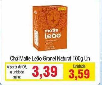 Spani Atacadista Chá Matte Leão Granel Natural oferta