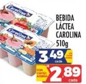 Supermercados Avenida Bebida Lactea Carolina 510g oferta