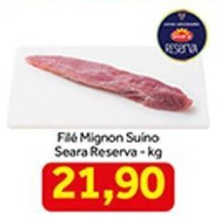 Shibata Supermercados File Mignon Suino Seara Reserva 1kg oferta