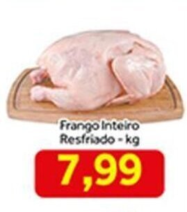 Shibata Supermercados Frango Inteiro Resfriado 1kg oferta